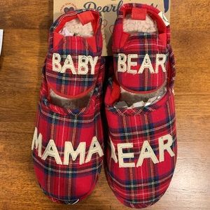 Dearfoams Slippers Mama & Baby Bear set